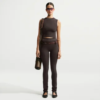 NIKE NikeSKIMS Ribbed Seamless — Women's 34" Straight Leggings