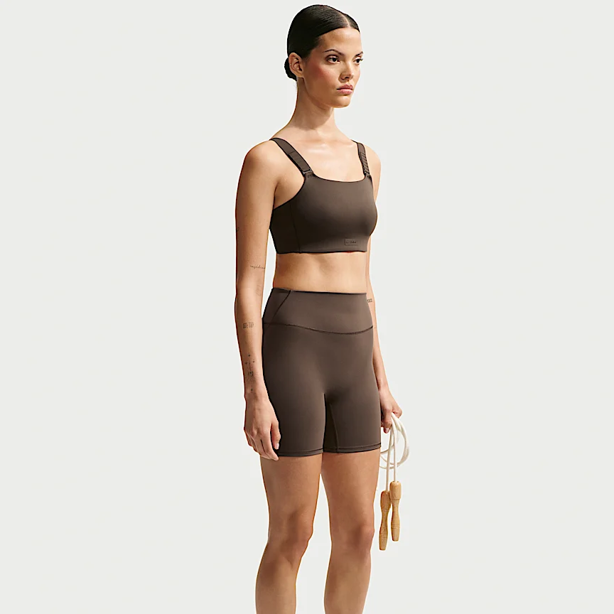 NIKE NikeSKIMS Matte — Women's High-Waisted 13cm Baika Shorts - Image 4