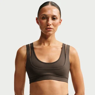 NIKE NikeSKIMS Matte — Women's Daburusutorappu Sukupu Bra