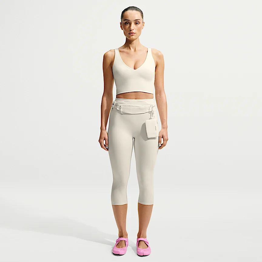 NIKE NikeSKIMS Matte — Women's VNekku LongRain Bra - Image 4