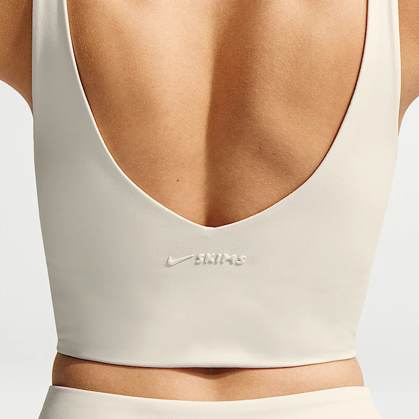 NIKE NikeSKIMS Matte — Women's VNekku LongRain Bra - Image 6