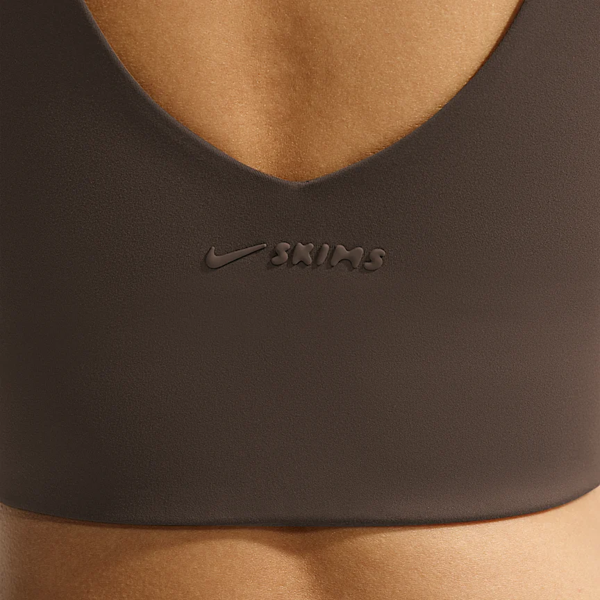 NIKE NikeSKIMS Matte — Women's VNekku LongRain Bra - Image 6