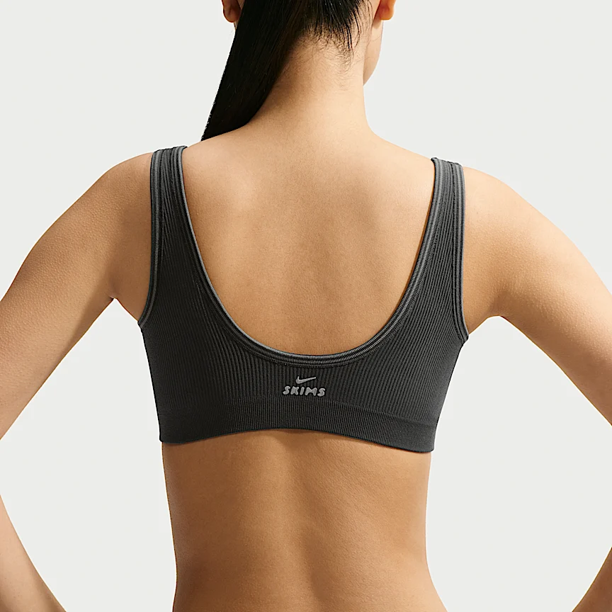NIKE NikeSKIMS Ribbed Seamless — Women's Micro-Scoop Bra - Image 2
