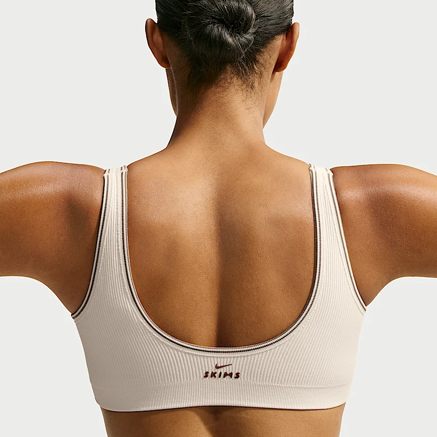 NIKE NikeSKIMS Ribbed Seamless — Women's Micro-Scoop Bra - Image 2