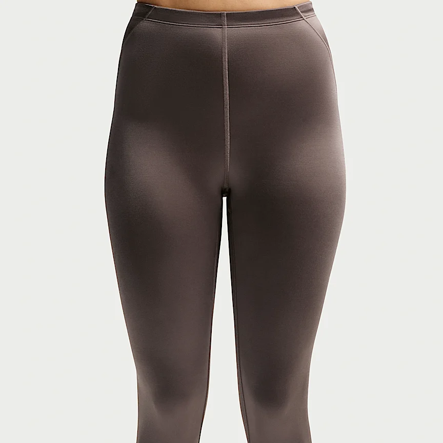 NIKE NikeSKIMS Satin Shine — Women's High-Waisted 17" Leggings with Drawcord - Image 2