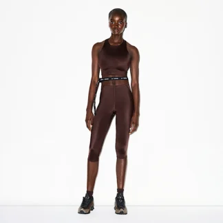 NIKE NikeSKIMS Satin Shine — Women's High-Waisted 17" Leggings with Drawcord