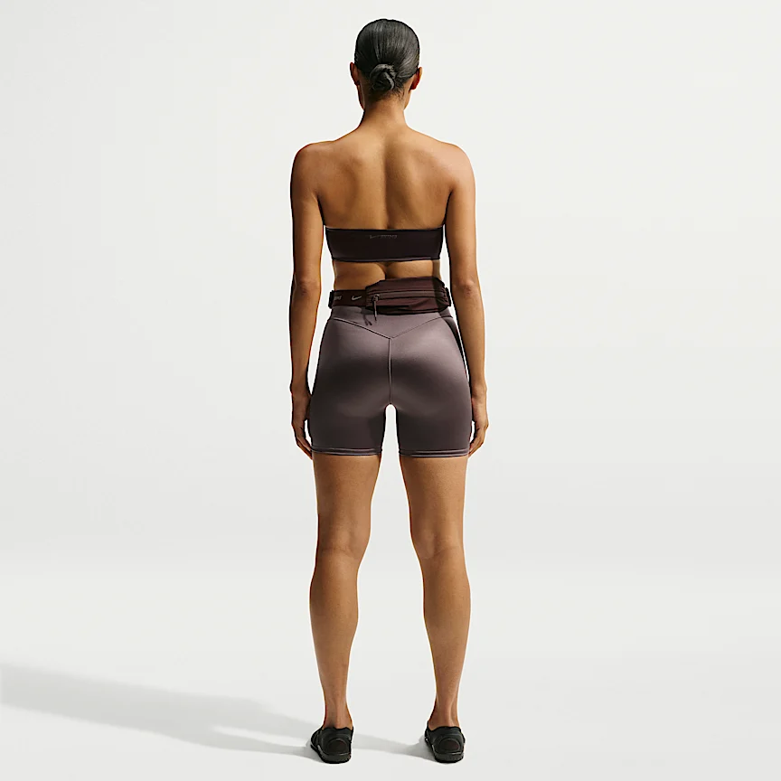 NIKE NikeSKIMS Satin Shine — Women's High-Waisted 5" Biker Shorts - Image 5