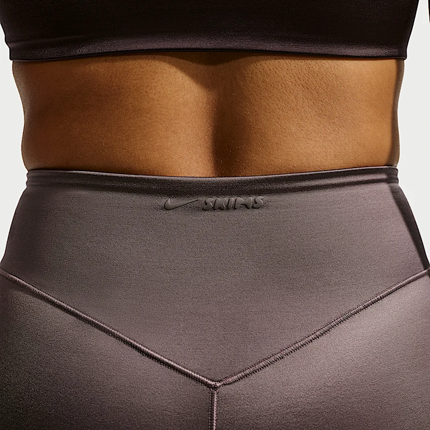 NIKE NikeSKIMS Satin Shine — Women's High-Waisted 5" Biker Shorts - Image 6