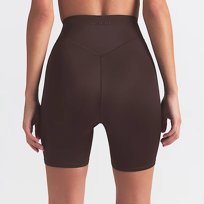 NIKE NikeSKIMS Satin Shine — Women's High-Waisted 5" Biker Shorts - Image 3