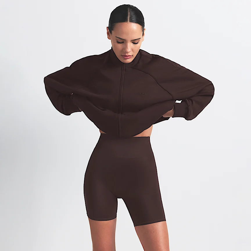 NIKE NikeSKIMS Satin Shine — Women's High-Waisted 5" Biker Shorts - Image 4