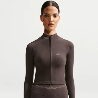 NIKE NikeSKIMS Ribbed Seamless — ウィメンズ クロップド フルジップ ジャケット