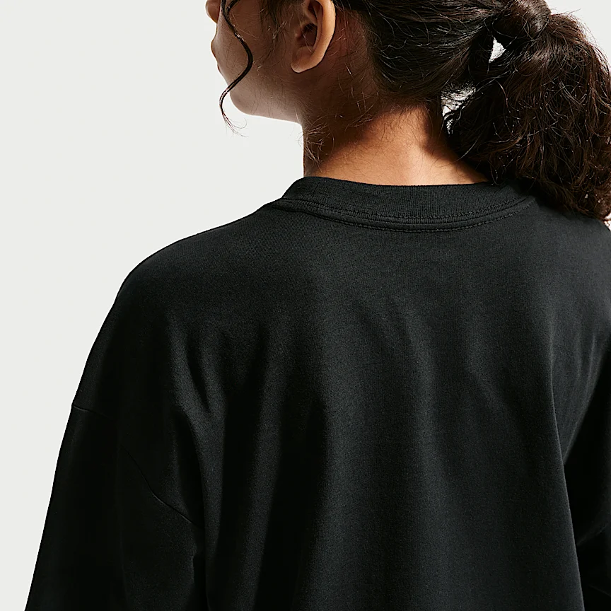 NIKE Sportswear — Big Kids' (Girls') Oversized T-Shirt - Image 2