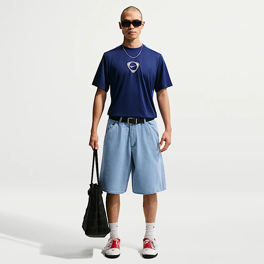 NIKE スポーツウェア — メンズ デニム ショートパンツ
