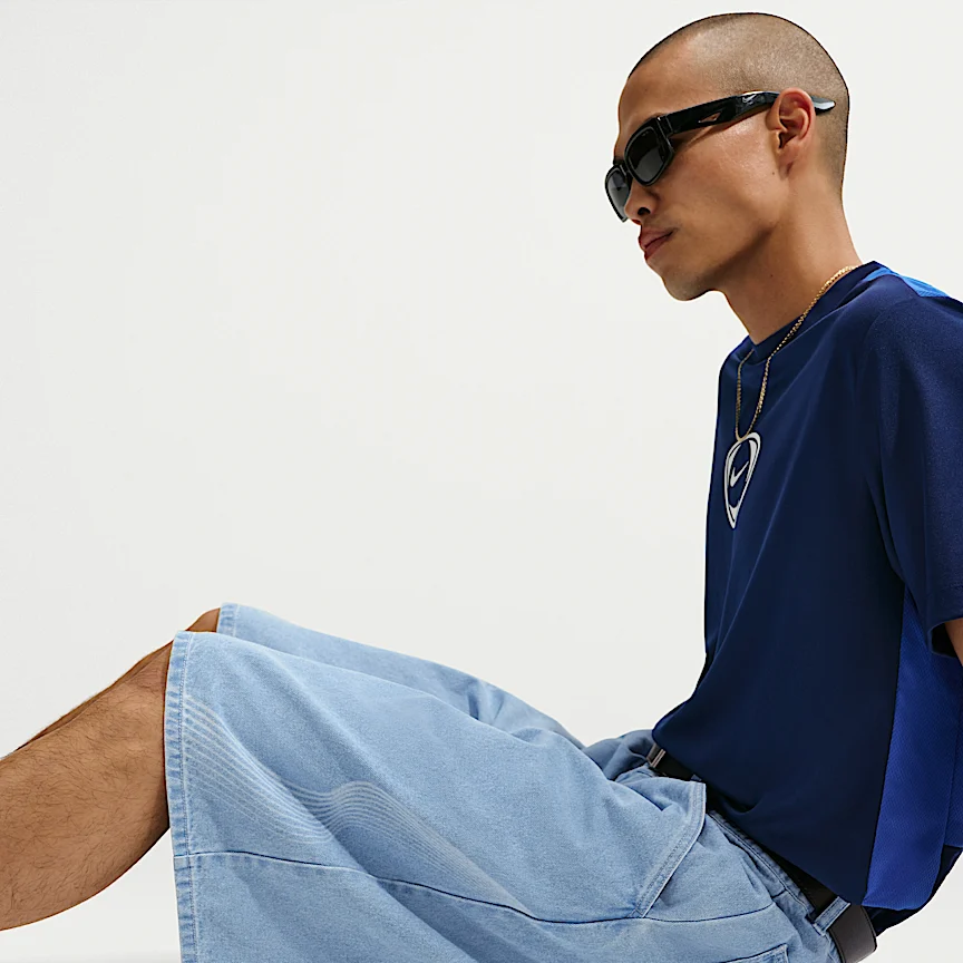 NIKE スポーツウェア — メンズ デニム ショートパンツ - Image 4
