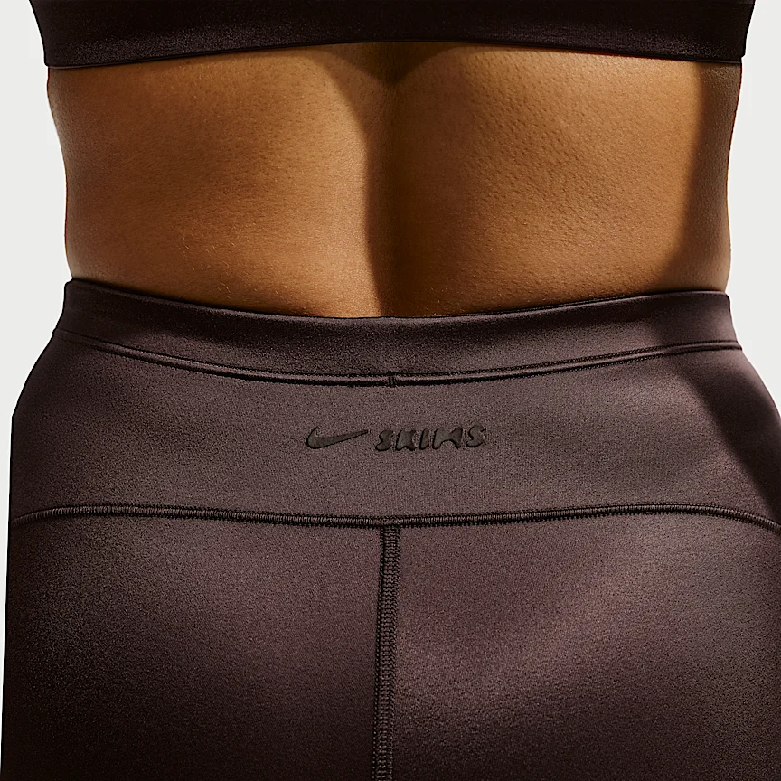 NIKE NikeSKIMS Satin Shine — Women's Mid-Rise 2" Boyshorts with Drawcord - Image 6