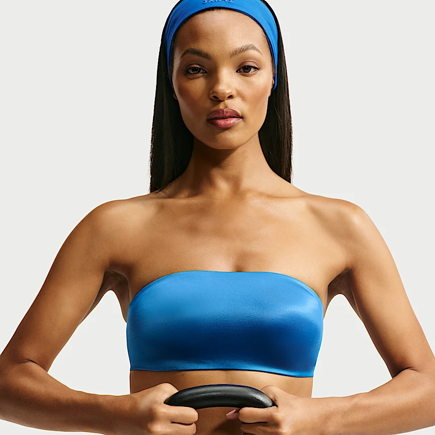 NIKE NikeSKIMS Satin Shine — Women's Konbachiburu Bando Bra - Image 3