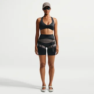 NIKE NikeSKIMS Satin Shine — Women's Mid-Rise 18cm Bondeddo Baika Shorts