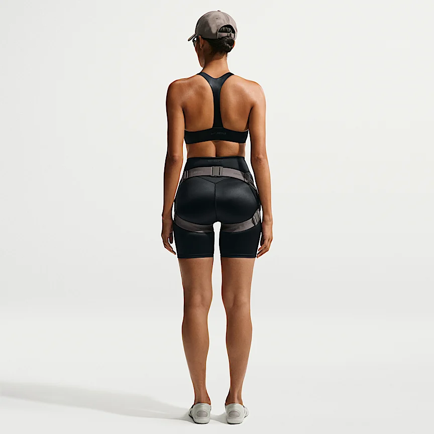 NIKE NikeSKIMS Satin Shine — Women's Mid-Rise 18cm Bondeddo Baika Shorts - Image 5