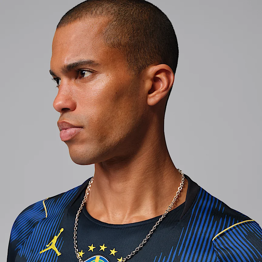 NIKE ブラジル ナショナルチーム 2026 スタジアム アウェイ — メンズ ナイキ Dri-FIT サッカーユニフォーム - Image 3