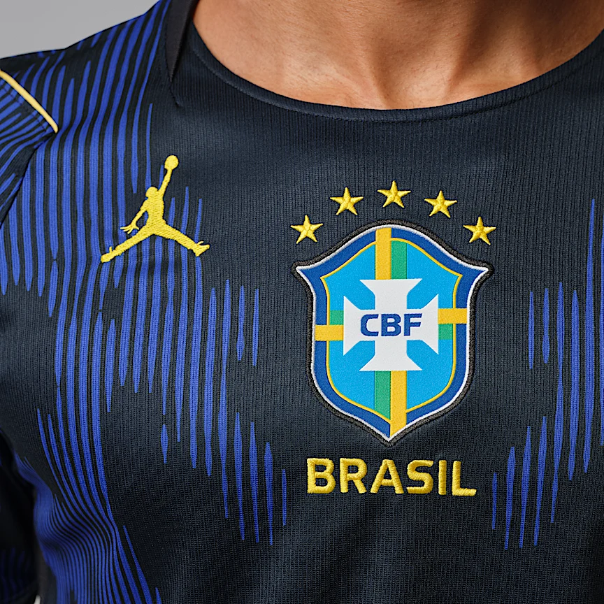 NIKE ブラジル ナショナルチーム 2026 スタジアム アウェイ — メンズ ナイキ Dri-FIT サッカーユニフォーム - Image 4