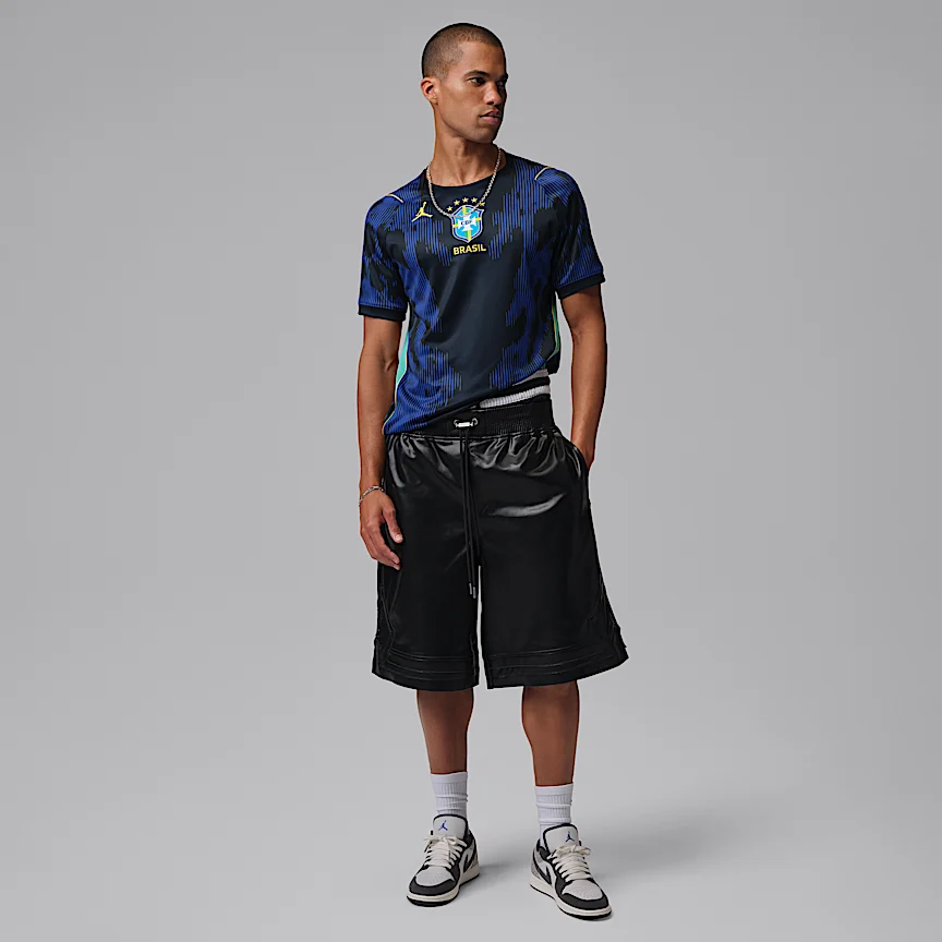 NIKE ブラジル ナショナルチーム 2026 スタジアム アウェイ — メンズ ナイキ Dri-FIT サッカーユニフォーム - Image 6