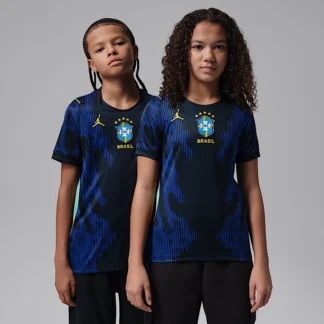 NIKE Brazil National Team 2026 Stadium Away — Junior Nike Dri-FIT Soccer⁠Uniform⁠Tops
