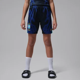 NIKE Brazil 2026 Stadium Away — Big Kids' Jordan Dri-FIT Soccer Replica Shorts