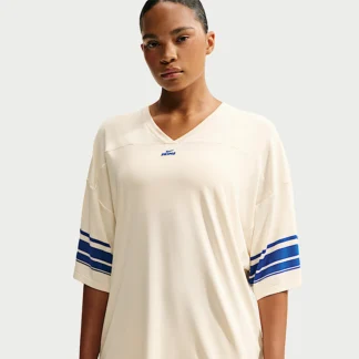 NIKE NikeSKIMS Stretch Knit — ウィメンズ オーバーサイズ Vネック トップス