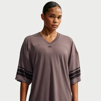 NIKE NikeSKIMS Stretch Knit — ウィメンズ オーバーサイズ Vネック トップス