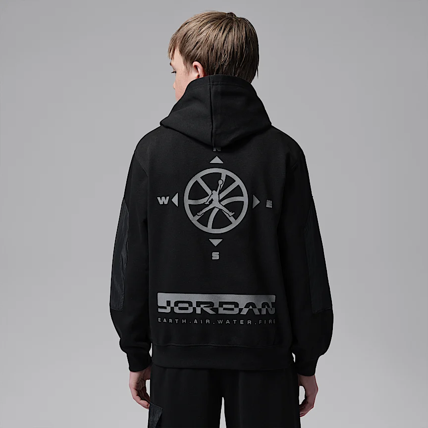 NIKE Jordan — Junior HighKu MaiKu French Terry Sweatshirt Hoodie - Image 2