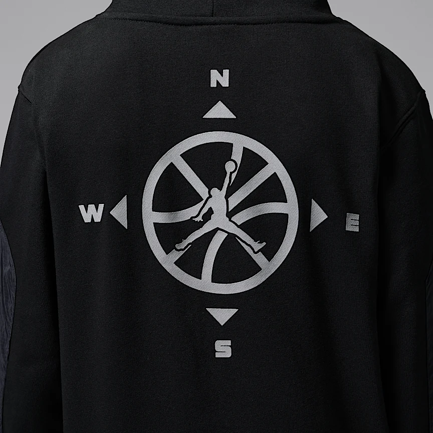 NIKE Jordan — Junior HighKu MaiKu French Terry Sweatshirt Hoodie - Image 6