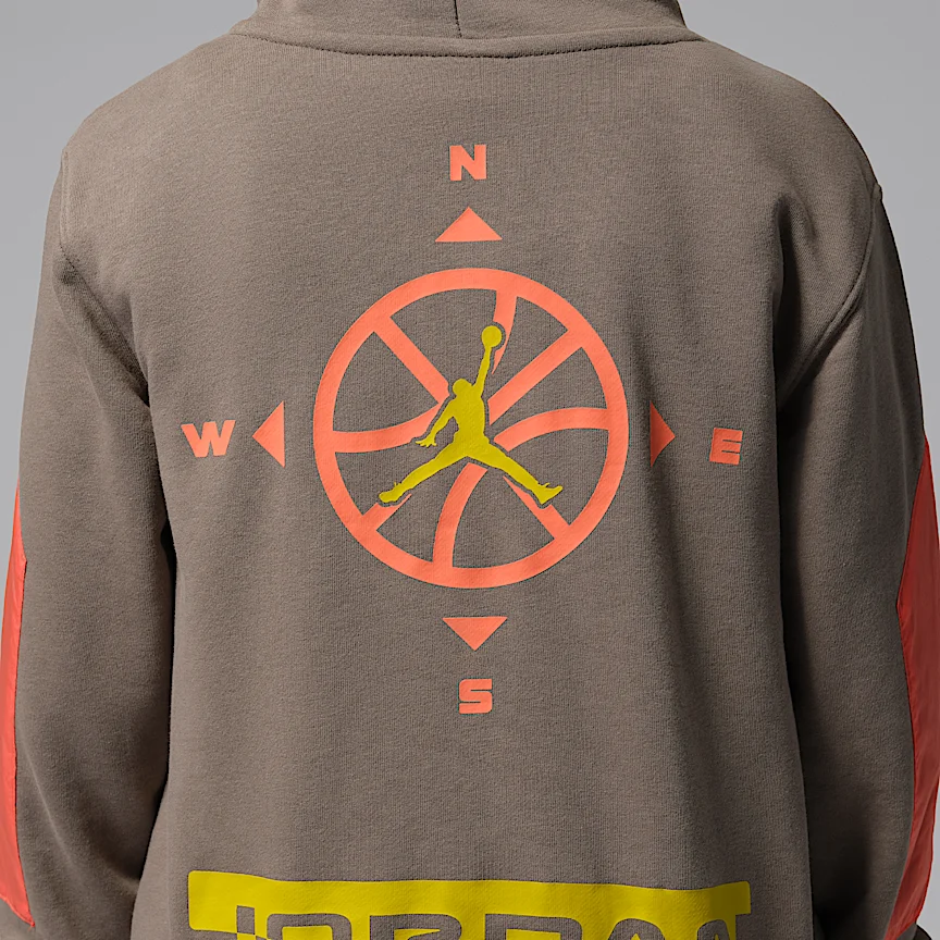 NIKE Jordan — Junior HighKu MaiKu French Terry Sweatshirt Hoodie - Image 6