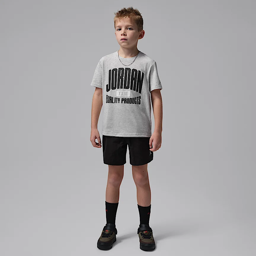 NIKE ジョーダン — リトルキッズ クオリティ プロダクツ ツーピース ウーブン ショートパンツ セットアップ
