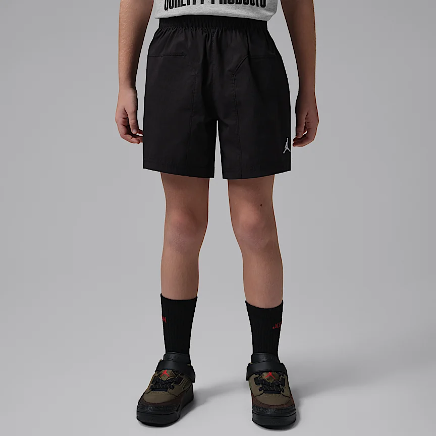 NIKE ジョーダン — リトルキッズ クオリティ プロダクツ ツーピース ウーブン ショートパンツ セットアップ - Image 7