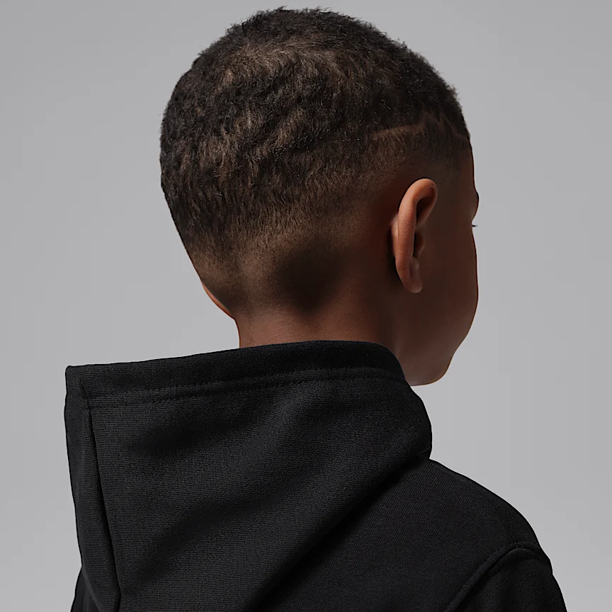NIKE Jordan — Little Kids HighKu MaiKu French Terry Pullover Hoodie - Image 6