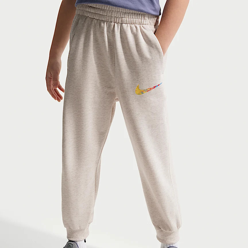 NIKE E1D1 — リトルキッズ フレンチテリー ツーピース グラフィック クルー セットアップ - Image 4