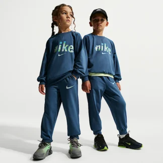 NIKE E1D1 — リトルキッズ フレンチテリー ツーピース グラフィック クルー セットアップ