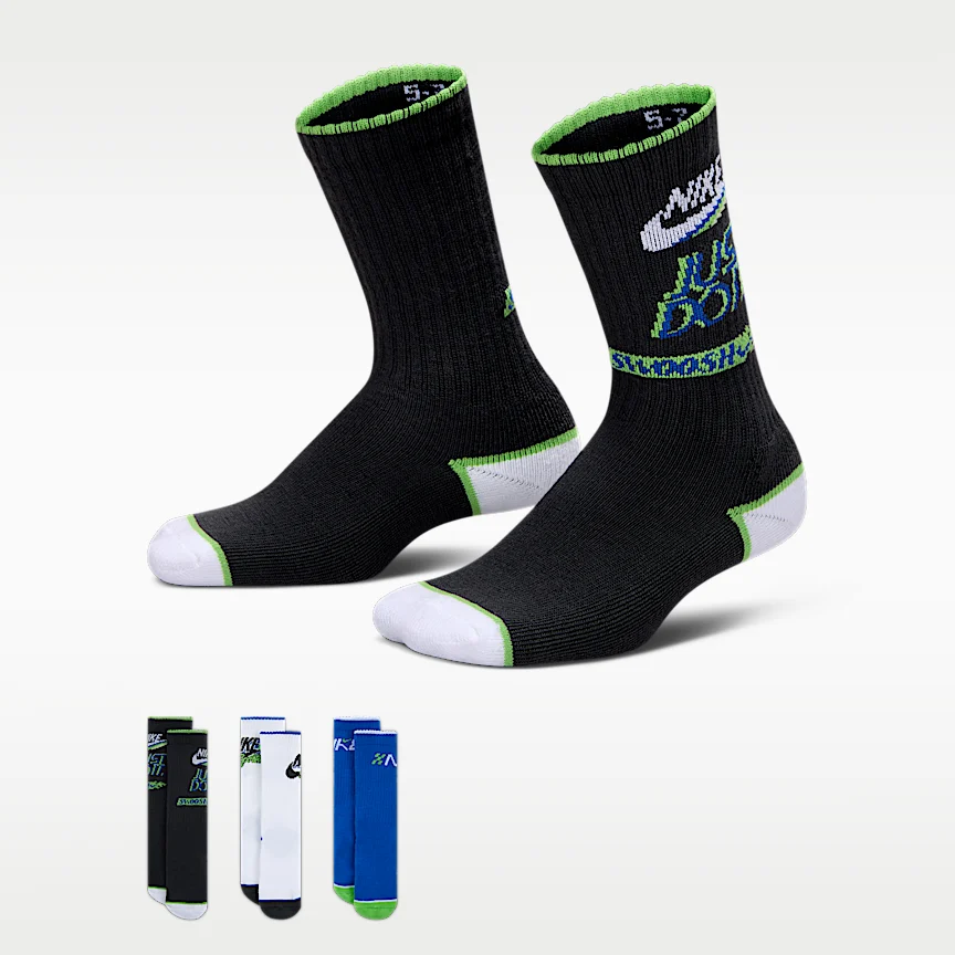 NIKE Nike — Junior Victory Rappu Crew Socks (3 Pairs)