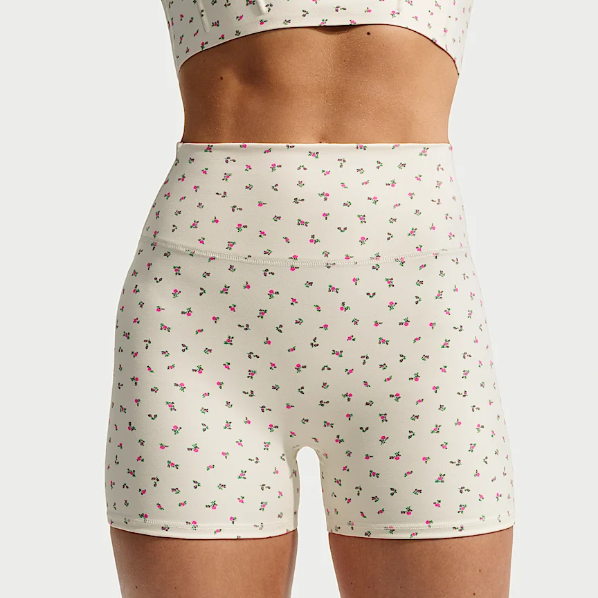 NIKE NikeSKIMS Matte — Women's Print High-Waisted 8cm Shorts - Image 2