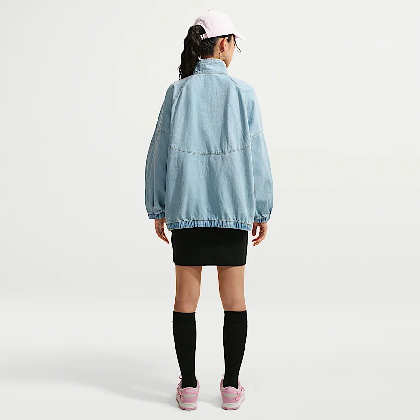 NIKE ウィンドランナー — ウィメンズ オーバーサイズド デニム ジャケット - Image 5