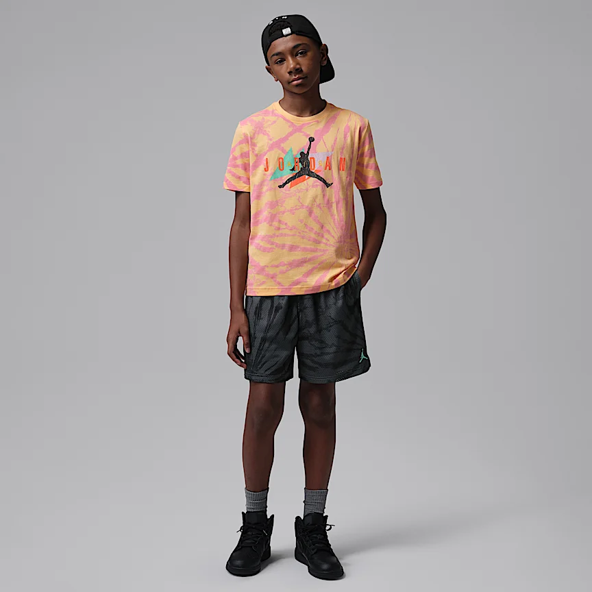 NIKE ジョーダン — ジュニア タイダイ メッシュ ショートパンツ - Image 6