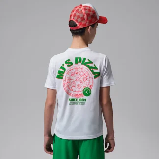 NIKE ジョーダン — ジュニア "MJ's Pizza" Tシャツ