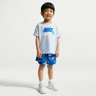 NIKE スポーツウェア — リトルキッズ イン ザ ゾーン ツーピース プリント ショートパンツ セット