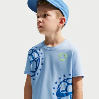NIKE  — リトルキッズ スプリットサッカーボール Tシャツ