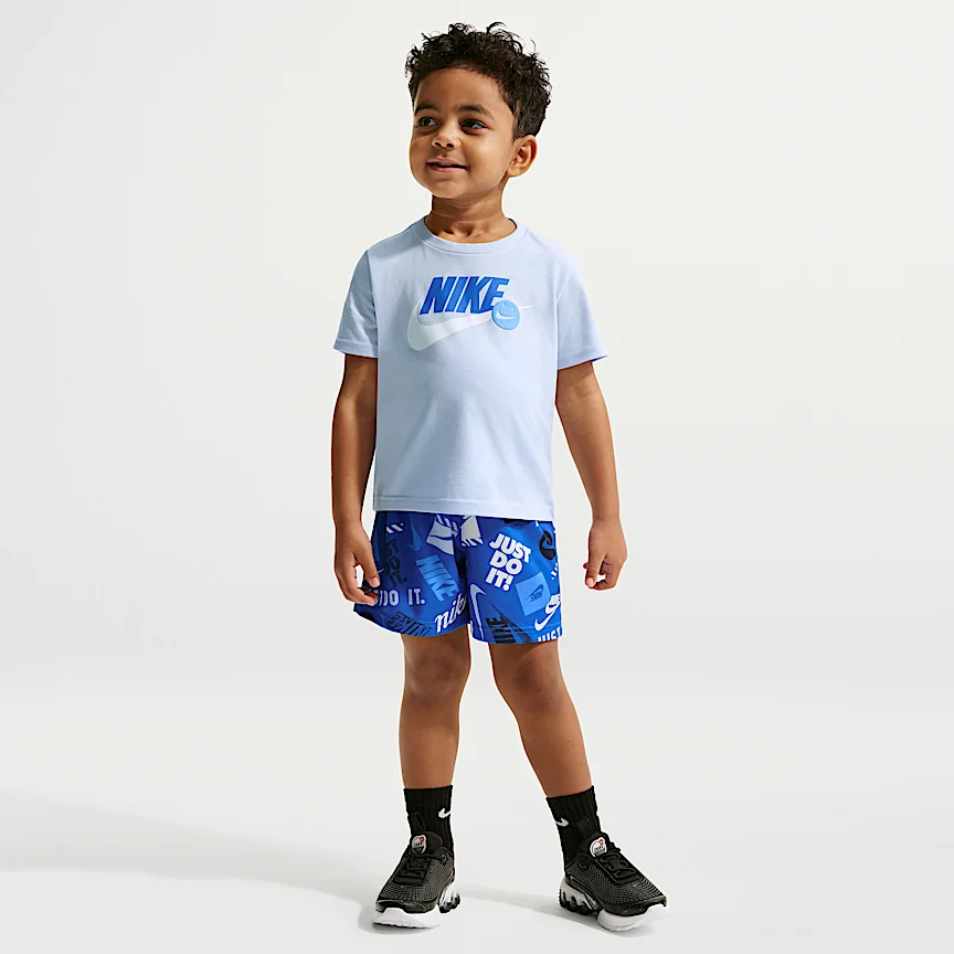 NIKE スポーツウェア — ベビー イン ザ ゾーン ツーピース プリント ショートパンツ セットアップ