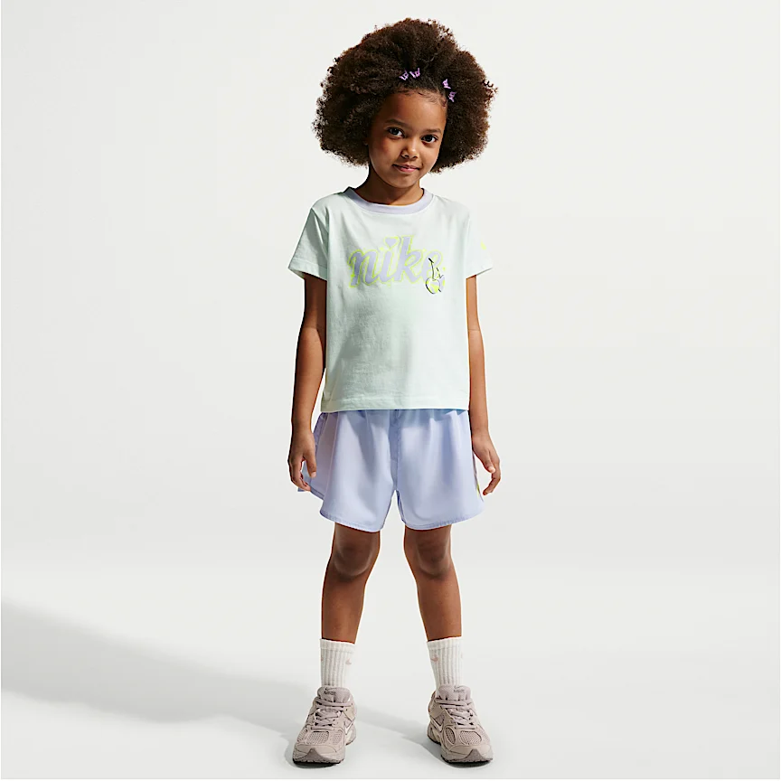 NIKE — リトルキッズ Dri-FIT Tシャツ アンド クロスオーバー ショートパンツ セット
