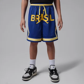 NIKE Jordan Essential — Junior Dri-FIT Brazil Messhu Daiyamondo Shorts