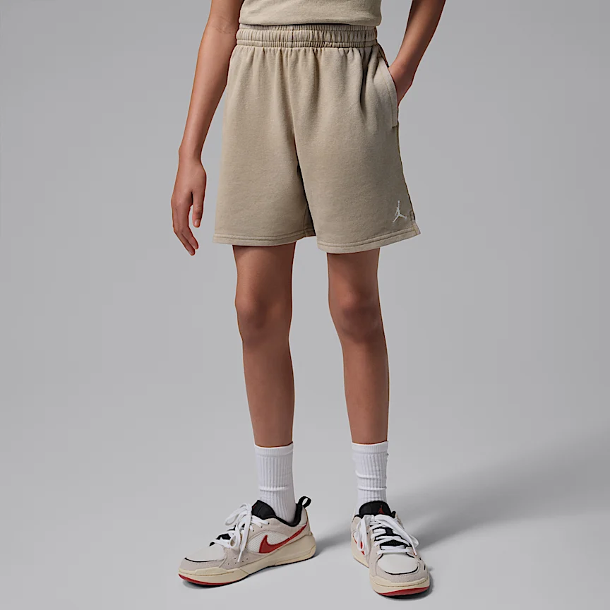 NIKE ジョーダン — ジュニア ブルックリン ウォッシュ加工 フレンチテリー ショートパンツ
