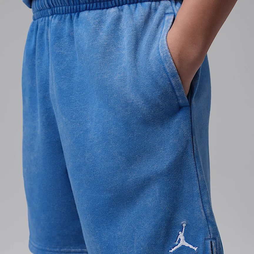 NIKE ジョーダン — ジュニア ブルックリン ウォッシュ加工 フレンチテリー ショートパンツ - Image 5