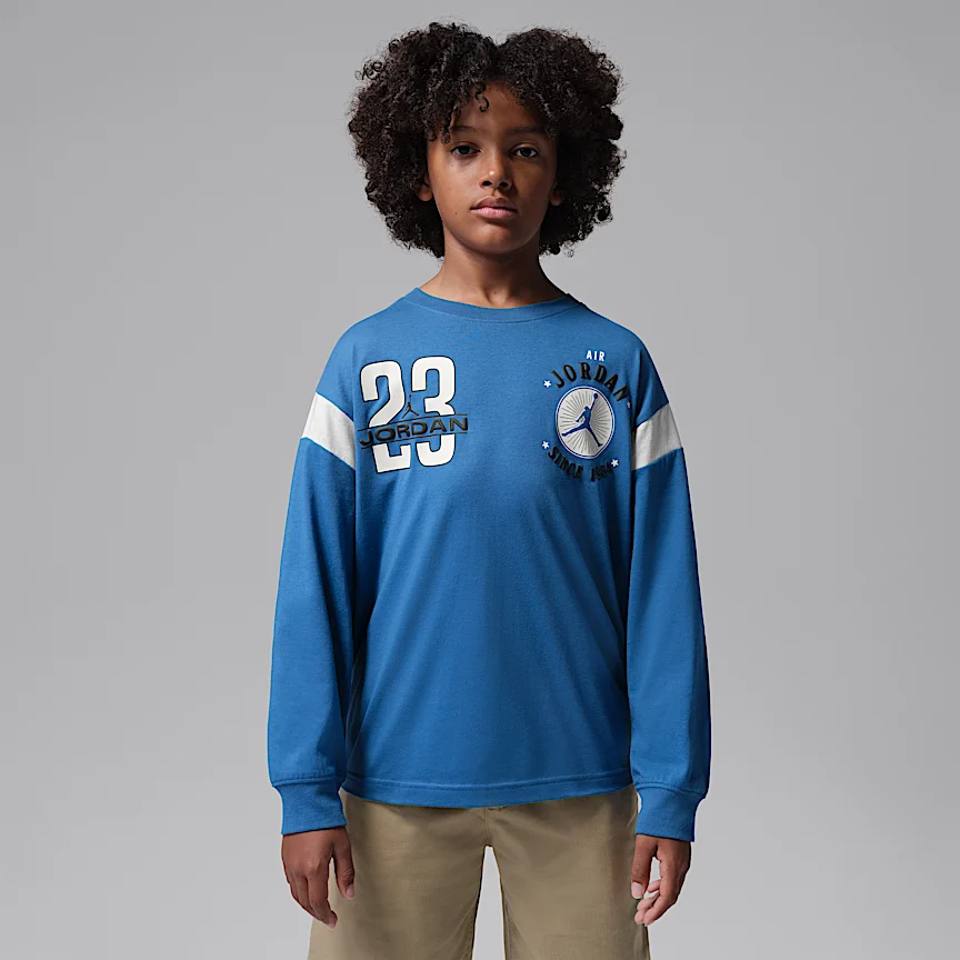 NIKE ジョーダン — ジュニア インターステート 23 ハイ クルー ロングスリーブ トップ